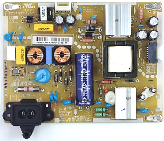 EAX66822701(1.5) Power Supply board 43LF540T