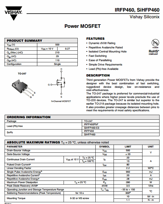 IRFP460