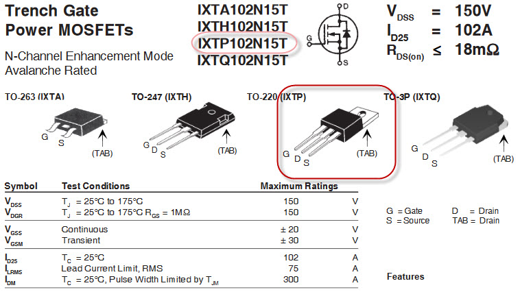 IXTP102N15T