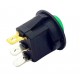 RK-101-G-3L12V สวิทช์ปิด-เปิด 3ขา12V (แบบเหลี่ยม-สีเขียว)