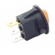 RK-201-O-3L12V สวิทช์ปิด-เปิด 3ขา 20A-12V (แบบกลม-สีส้ม)