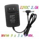 AC-DC-อะแดปเตอร์ 12VDC-2A-แจ็คสองทาง