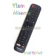 รีโมทคอนโทรล LED ทีวี Hisense